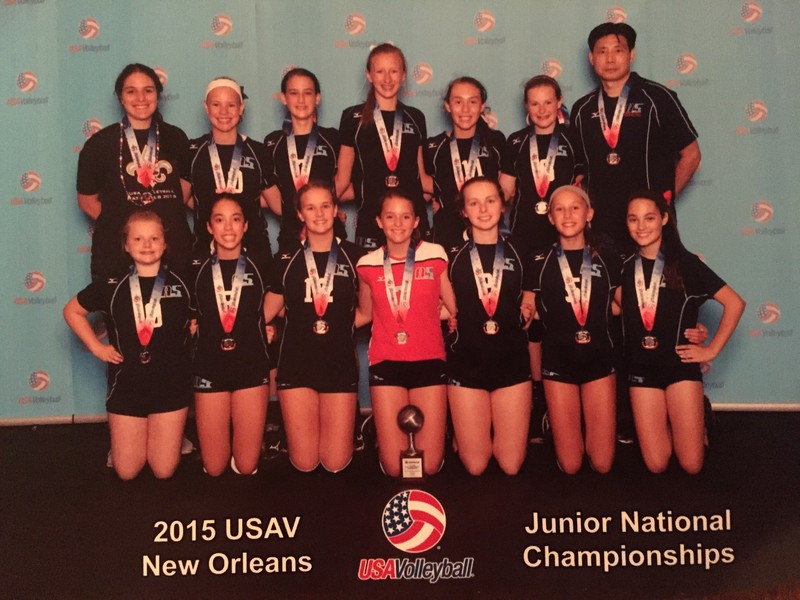 2015 12 Jing Silver Medalist of the 12 National Division at the USAV Nationals!