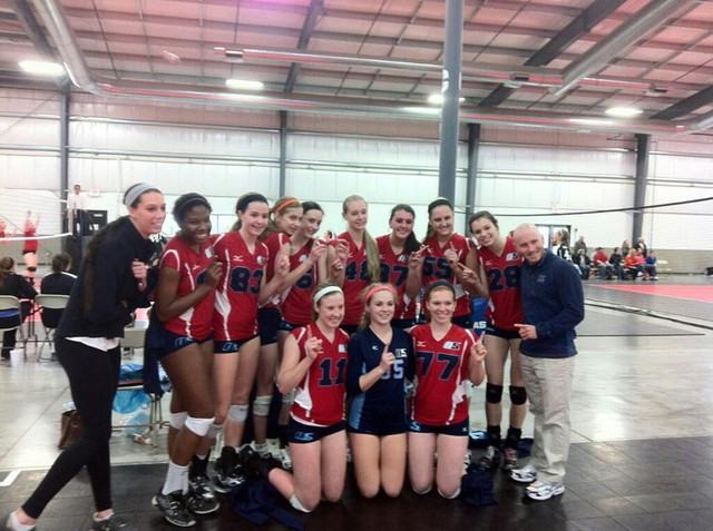 2012 16 Gabe/Jackie Champions of the 16 Open Division at the President Day at SPVB