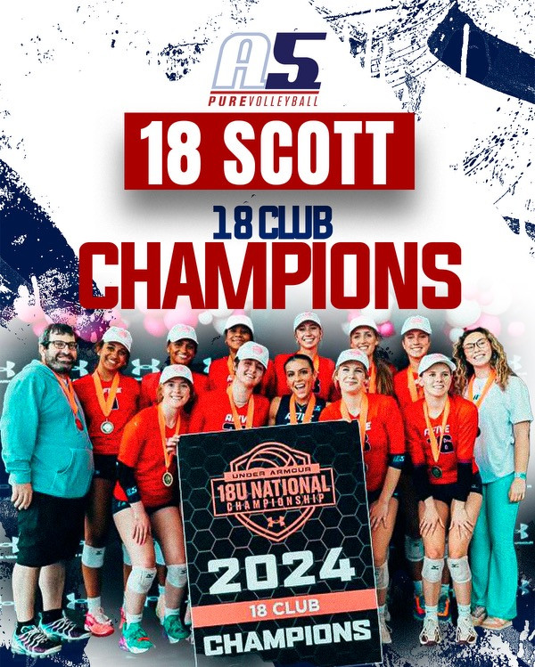 18 Scott - Gold Medalist- National Champions - 18 Club - U18 Under Armour National Championships