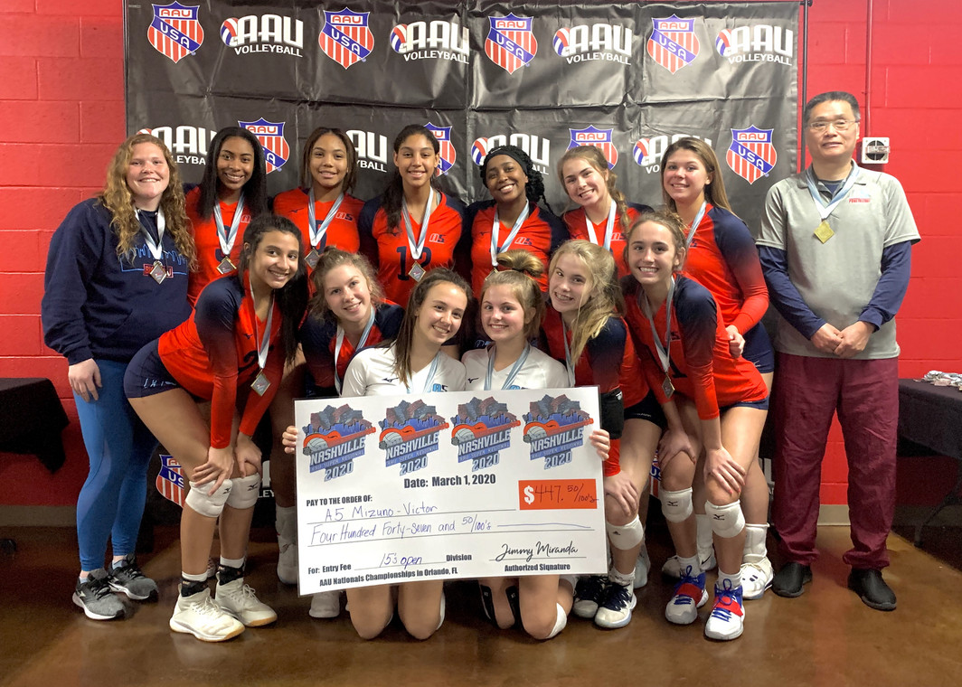 A5 15-Victor, Champions of the AAU Super Regional Nashville 15-Open Division