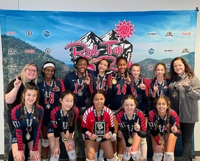 13 Danielle champs of the 13U Division of the 2022 Red Top and Rally