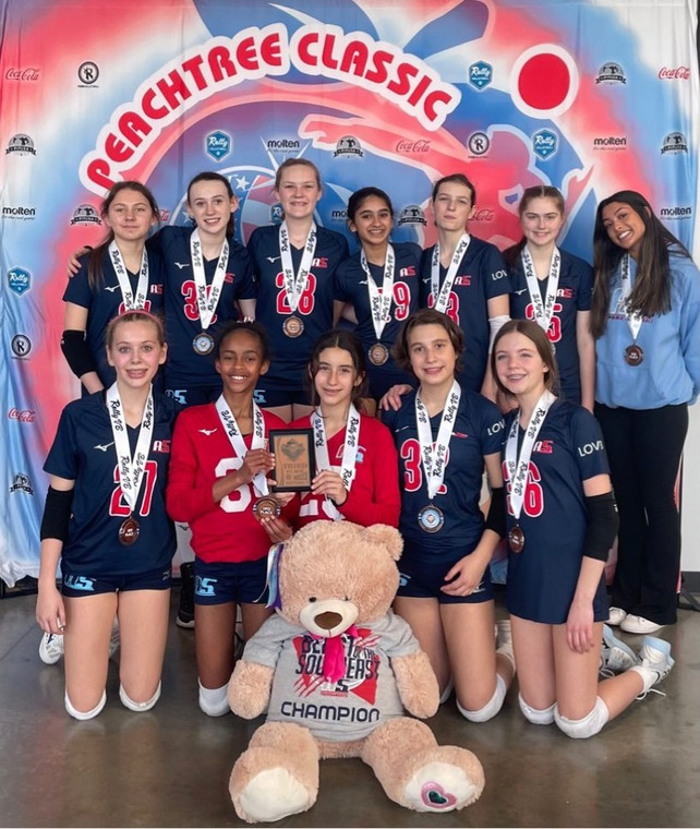 12 Erin third place of 2022 Peachtree classic in 12 Girls