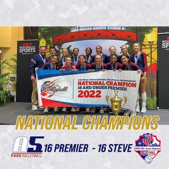 16 Steve - National Champions - 16 Premier - AAU Nationals