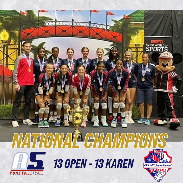 13 Karen - National Champions - 13 Open - AAU Nationals