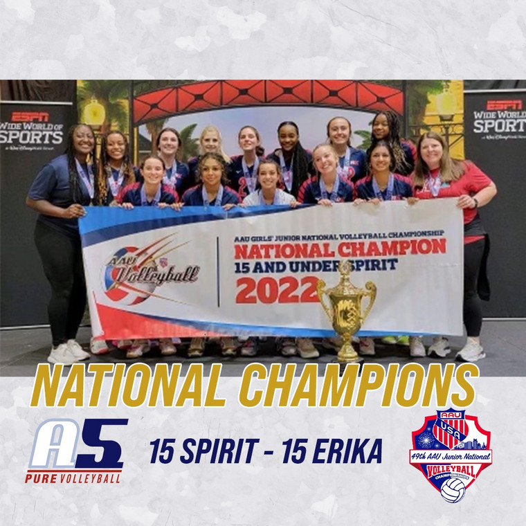 15 Erika- National Champions - 15 Spirit - AAU Nationals