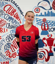 A5 Volleyball Club 2025:  #26 Gianna Burke 